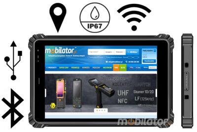 MobiPAD MR-1007W v.5 - Wydajny tablet do kontroli nad produkcją z modułem WiFi 6, pamięcią 8GB RAM + 128GB ROM oraz baterią 6000mAh