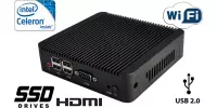 3 sztuki Przemysłowy Fanless MiniPC mBOX Nuc Q100N-01 v.3