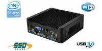 Przemysłowy Fanless MiniPC mBOX Nuc Q180C v.2