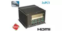 Fanless Industrial Computer MiniPC moBOX-525P2 (2xPCI) v.4