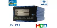 Fanless Industrial Computer MiniPC IBOX- 3317UE (2PCI) v.2