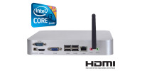 Komputer Przemysłowy Fanless MiniPC nBOX-X26-I3 BAREBONE