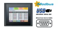 Industrial control panel with touchscreen HMI MK-070AE IP65 2xCOM Port