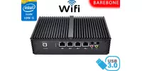 Komputer Przemysłowy Fanless MiniPC mBOX Nuc Q355G4 v.Barebone
