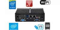 Computer Industrial Fanless MiniPC mBOX Nuc Q150P v.5