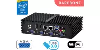 Computer Industrial Fanless MiniPC mBOX Nuc Q350P v.Barebone
