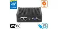 3 YEARS WARRANTY Industrial Computer Fanless MiniPC HyBOX 07PMF-J1900-2C v.7