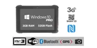 Rugged waterproof industrial tablet Emdoor I16H NFC 2D - Win 10 Pro License