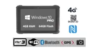 Rugged waterproof industrial tablet Emdoor I16H 4G NFC 2D 4GB RAM 64GB ROM - Win 10 Pro License