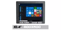 Durable strengthened Industrial PanelPC QBOX 10 v.1