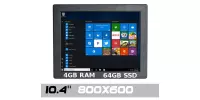 Durable strengthened Industrial Tactile PanelPC QBOX 10 v.2.1