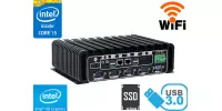 Wytrzymały mini Komputer Przemysłowy Bezwentylatorowy MiniPC IBOX-60011 WiFi v.4