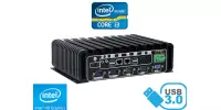 Wytrzymały mini Komputer Przemysłowy Bezwentylatorowy MiniPC IBOX-60011 i3 Barebone 