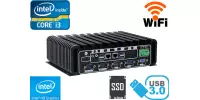 Wytrzymały mini Komputer Przemysłowy Bezwentylatorowy MiniPC IBOX-60011 i3 v.2
