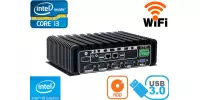 Wytrzymały mini Komputer Przemysłowy Bezwentylatorowy MiniPC IBOX-60011 i3 v.3