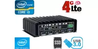 Wytrzymały mini Komputer Przemysłowy Bezwentylatorowy MiniPC IBOX-60011 i3 v.6