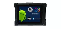 Rugged industrial tablet with a 2D barcode reader and Smart Card Readerx - i-Mobile Android IMT-8 + v.10