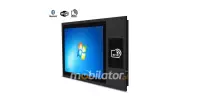 Reinforced Capacitive Industrial Panel PC with RFID HF reader and scanner 1D -  MobiBOX J1900 19