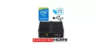 Fanless MiniPC Small Mini Industrial Computer yBOX-A30X (1LAN) -N2815 Barebone