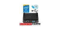 Small fanless reinforced MiniPC Industrial Computer yBOX-X30 (1LAN) - Pentium 3805U Barebone
