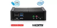 Odporny Komputer przemysłowy bezwentylatorowy z 2-oma kartami sieciowymi LAN - MiniPC yBOX - X29 (2 LAN) - J1900 Barebone