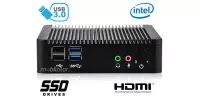 Odporny Komputer przemysłowy bezwentylatorowy z 2-oma kartami sieciowymi LAN - MiniPC yBOX - X29 (2 LAN) - J1900 v.1