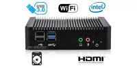 Odporny Komputer przemysłowy bezwentylatorowy z 2-oma kartami sieciowymi LAN - MiniPC yBOX - X29 (2 LAN) - J1900 v.3