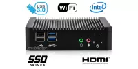Odporny Komputer przemysłowy bezwentylatorowy z 2-oma kartami sieciowymi LAN - MiniPC yBOX - X29 (2 LAN) - J1900 v.4