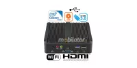 Industrial mini computer with passive cooling MiniPC yBOX-X30A(2LAN+2COM)-N2815 v.3