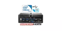Fanless industrial mini computer MiniPC yBOX-30X(2LAN+2HDMI)-2955U Barebone