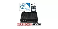 Komputer przemysłowy z pasywnym chłodzeniem z 4-ema portami COM RS232 - MiniPC yBOX X26G(4COM)-N2830 Barebone