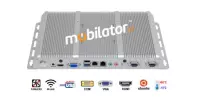 Minimaker BBPC-K05 (i7-6500U) v.2 - Powerful modern resistant minipc with additional cooling (Intel Core i7), 6x COM RS232 and 2x LAN