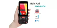 MobiPad PDA-B104 v.2 - Dustproof industrial data collector with RFID, 4G LTE, NFC and WiFi + Bluetooth 4.0 (ANDROID 7.0) - waterproof IP65