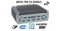 IBOX-706 (i5 6200U) v.5 - Reinforced mini computer with armored housing and two LAN cards