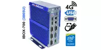 IBOX-700 (3865U) v.5 - Fanless mini PC z wzmocnioną obudową (2x LAN + 4x COM + 4G LTE)