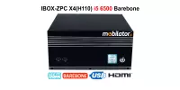 IBOX-ZPC X4 (H110) i5 6500 Barebone - Industrial Strengthened Mini PC Fanless