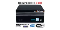 IBOX-ZPC X4 (H110) i5 6500 v.1 - Industrial computer (6x COM) intended for production halls
