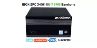 IBOX-ZPC X4(H110) i7 6700 Barebone - Wydajny Fanless mini PC dla hali produkcyjnej