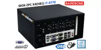 IBOX-ZPC X4 (H81) i7-4770 Barebone - Fanless industrial computer with powerful Intel Core i7 processor