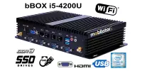 bBOX i5-4200U v.1 - Mini computer with a reinforced housing and 6x COM + 4x LAN