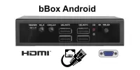 bBOX Android v.1 - A small industrial computer with a reinforced casing (LAN + COM + HDMI), Android system