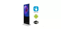 HyperView 49 v.2 - Advertising panel, with a 49 inch touch screen, with wifi and bluetooth (Android 7.1)