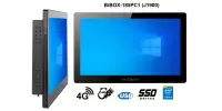 BiBOX-185PC1 (J1900) v.4 - Robust computer panel with IP65 (waterproof and dustproof screen), 256 GB SSD, 4G