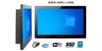 BiBOX-185PC2 (J1900) v.1 - Industrial panel computer with WiFi, meeting IP65 resistance standards for screen