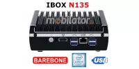 IBOX N135 v.1 - miniPC in the BAREBONE version with a dual-core Intel Core processor, 4x USB 3.0 ports, 2x WiFi Hole and 6x LAN