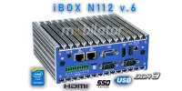 IBOX N112 v.6 - MiniPC with 10-pin Phoenix connector, Intel dual-core processor, 8GB RAM and 512GB SSD disk, WiFi and Bluetooth