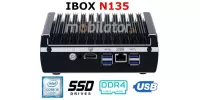 IBOX N135 v.2 - Przemysłowy miniPC z pamięcią 4GB RAM, dyskiem o pojemności 64GB SSD i portami USB, LAN