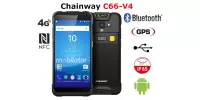 Dotykowy Terminal danych Wstrząsoodporny Wytrzymały energooszczędny z ośmiordzeniowym procesorem Qualcomm  Chainway C66-V4