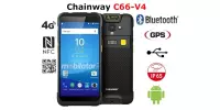  terminal danych Mobilny kolektor  IP65, 13Mpx kamera, Bluetooth 4.2, GPS, ze skanerem kodów kreskowych 2D  Chainway C66-V4