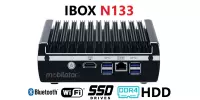 IBOX N133 v.10 - MiniPC with aluminum housing, 8GB RAM, Intel Core processor, USB 3.0 connectors and HDD drives with SSD, Bluetooth and WiFi